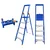 Wadfow WLD1H05 5 Steps Steel & Aluminium Household Ladder, 150 kg Load Capacity
