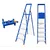 Wadfow WLD1H06 6 Steps Steel & Aluminium Household Ladder, 150 kg Load Capacity