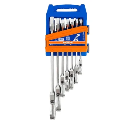 Wadfow 7 Pcs Flexible Ratchet Spanner Set 8-19mm (WSP5207)