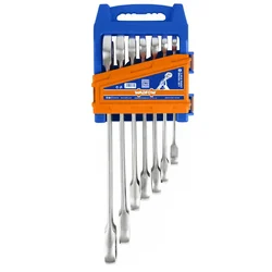 Wadfow 7 Pcs Ratchet Spanner Set 8-19mm (WSP4207)