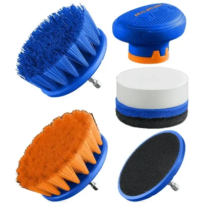 Wadfow 7-Pcs Drill Powered Scrub Brushes (WND5402)