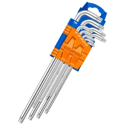 Wadfow 9-Piece Extra-Long Arm Torx Key Set (WHK3291)