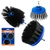 Wadfow 3 Pcs Multipurpose Brush Set (WND5433)