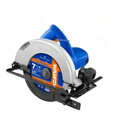 Wadfow 185mm (7-1/4") 1200 Watt Adjustable Cutting Depth & Bevel Cutting Circular Saw With Blade, 5300 RPM (WCW1512001)