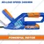 Wadfow WLYP546, 20V Cordless Lithium-ion Hedge Trimmer with 1.5Ah Battery and Charger