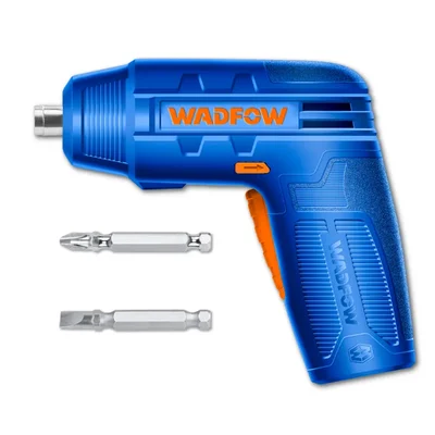 Wadfow 4V 240 RPM Lithium-ion Cordless Screwdriver With Cr-V Bits, Max. Torque 4 Nm (WCV4404)