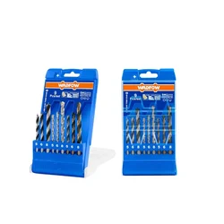 Wadfow 9 Pcs Drill Bits Set For Concrete, Wood & Metal (WTD6B01)