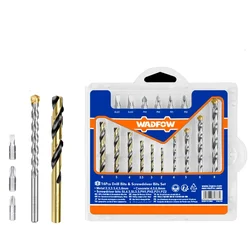 Wadfow 16 Pcs Drill Bits & Screwdriver Bits Set (WKS4165)
