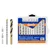Wadfow 16 Pcs Drill Bits & Screwdriver Bits Set (WKS4165)