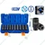 Wadfow Drive Deep Impact Socket Set 10Pcs Cr-V 1/2 Inches (WMS2D02)