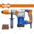 Wadfow 40mm 1600 Watt SDS-Max 10J Impact Energy Rotary Hammer With Drill Bits & Chisel, 630 RPM (WRH3D38)