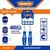 Wadfow Hand Tools Combo Of 100 cm Screwdriver Set (WSS2302) and 10 inch Pump Pliers (WPL6910)