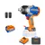 Wadfow 19mm (3/4") 20V Cordless BL 3-Mode Setting Impact Wrench With Battery-Charger & Sockets, Max. Torque 1280 N.m (WCD1B128)
