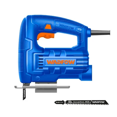 Wadfow 55mm 400 Watt Adjustable Bevel Cutting Jig Saw With Blade, 800-3000 RPM (WJS15401)