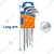 Wadfow Long Arm Hex Allen Key Set with 9Pcs (WHK1291 )