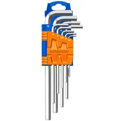 Wadfow Long Arm Hex Allen Key Set with 9Pcs (WHK1291 )