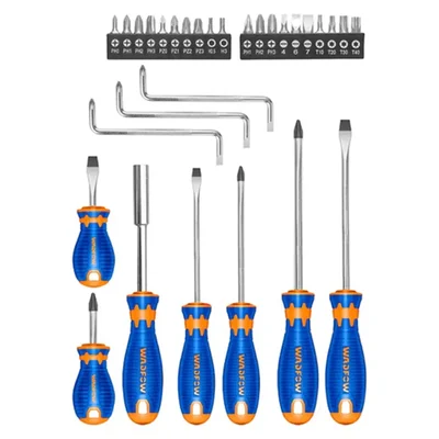 Wadfow Set of 30pcs Screwdriver Set WSS1430