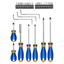 Wadfow Set of 30pcs Screwdriver Set WSS1430