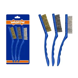 Wadfow Set of 3pcs 9inch Mini Cleaning Brushes / Abrasive Brush Set (WBH3609 )