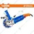 Wadfow 159mm (6") 1400 Watt Wall Chaser With Cutting Disc & Accessories, Max. Cutting Depth 44mm (WWAL151401)