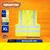 Wadfow WRV1802 5 cm High Reflective Strip / Reflection Vest With Tricot Waistcoat(Pack-1 Pcs)