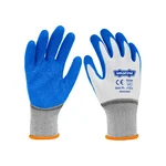 Wadfow WXG3802 Industrial High Grade Polyester Shell Latex Gloves, Size - XL