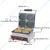 Akasa WM 44 Circular Waffle Maker Machine, 4 inch - 4 Waffles, 1600W