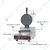 Akasa WM 7 Waffle Maker Machine 7 inch Circular-1 Waffle, 1000W