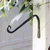 Ecofynd 12 inches Wall Hook Hanging Plant Bracket, Straight Plant Hanger for Bird Feeders, Planters, Lanterns (Set of 3)