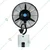 Wall Mounted 28 inch Water Mist Fan with 10L Water Tank