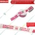 Minsales Pack of 2 Warning Barricading Tape - 3 Inch x 100 Meter, Polyethylene, Red and White, Non-Adhesive, Waterproof