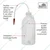 Bello Polypropylene Wash Bottle, 4pcs Screw Cap with Flexible Delivery Tube, Gloves Set, 2pcs Funnel