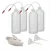 Bello Polypropylene Wash Bottle, 4pcs Screw Cap with Flexible Delivery Tube, Gloves Set, 2pcs Funnel