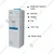 USHA Laguna Hot, Normal & Cold With Floor Standing Bottled Water Dispenser