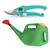 AGT Garden Tools Combo Kit of a 5 Ltr Watering Can & a Pruning Shears | Used for Small-Scale Gardening Processes (2 Tools)