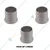 3 Pcs Heavy Duty WP034 Water Inlet Outlet Assembly AL For 3 inch 168F/170F Engine Water Pump