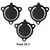 3 Pcs Heavy Duty WP049 Water Inlet Gasket For 3 inch 168F/170F Engine Water Pump