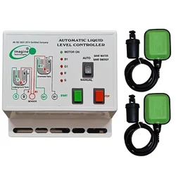Imagine Technologies Fully Auto Water Level Controller for Dual Tank with 2 Float Switches (IT182WLCF)-1 Year Warranty