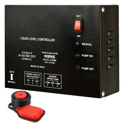 Premium Quality Automatic Water Level Controller For Single Phase Borewell Pump, Float Sensor (AQUA-EB)- 1 Year Warranty