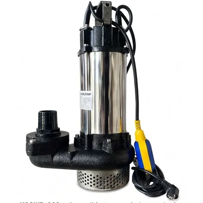 Kisan 2HP 50mm Submersible Sewage Pump with 20mm Solid Handling, Cast Iron Body, Heavy Duty Effluent Transfer, KSSWP-200