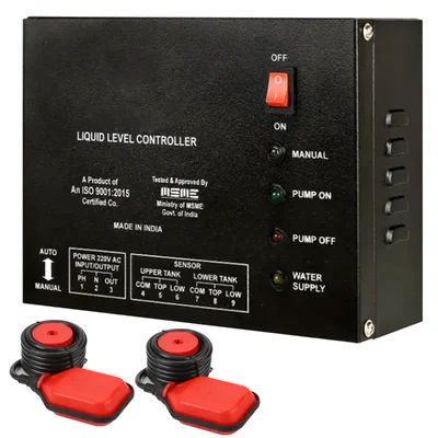 Premium Quality Fully Automatic Water Level Controller With 2 Float Sensors (AQUA-TT) - 1 Year Warranty