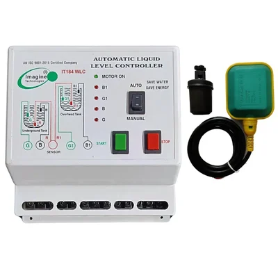 Imagine Technologies Fully Auto Water Level Controller for Submersible Panel, 1 Float Switch (IT184WLC)-1 Year Warranty