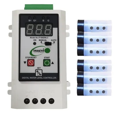 Imagine Technologies Digital Fully Automatic Water Level Controller With 6 Carbon Sensor (IT189DWLC) - 1 Year Warranty