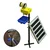 Solar Smart Radar 360 Degree Rotating Light Insect Trap with 15 Watt Solar Panel, 38 Watt Battery and Siren Warning