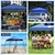 Premium Quality 10X6.5 feet Waterproof UV Protective Foldable Gazebo Canopy Pop-up Tent