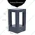 GIGAWATTS G02 12W LED Gate Waterproof Pillar Lamp Outdoor Garden Decoration Light for Home, Entrance, Compound, Boundary