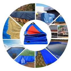 Siddhi 125 GSM HDPE Waterproof UV Protected Tarpaulin Sheet for Multipurpose Use(Size- 9 x 6 feet)