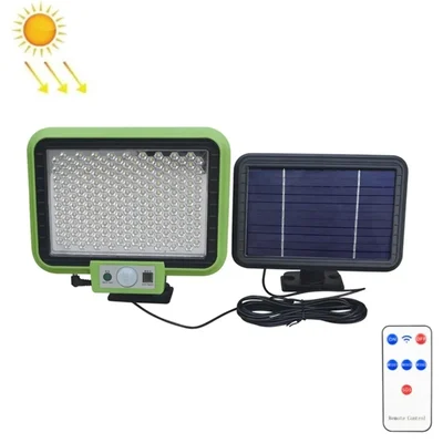 Gramstrong Republic Solar Light Outdoor 75W Led Waterproof Wall Mount Flood Light of 56 LEDs, Panel, Battery & Remote