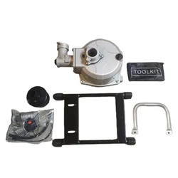 Heavy Duty 1.5 Inch Water Pump Full Set, with Stand, Accelerator Wire & Switch For 2 and 4 Stroke Engine