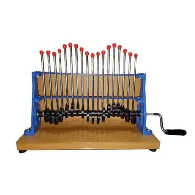 WKM 18 Aluminium Pulley in Wooden Base Wave Motion Apparatus KTN499